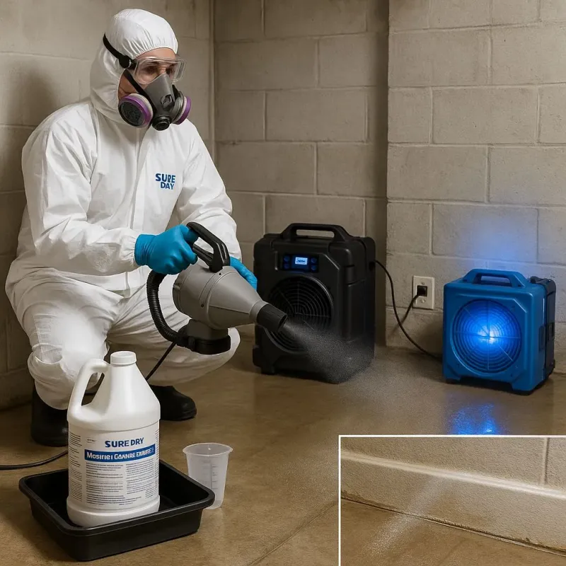 Sanitization and Odor Removal process in Sugar Land, TX