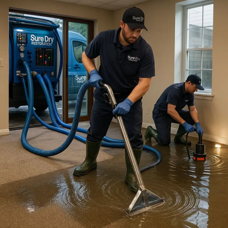 Water Extraction and Removal process in Sugar Land, TX